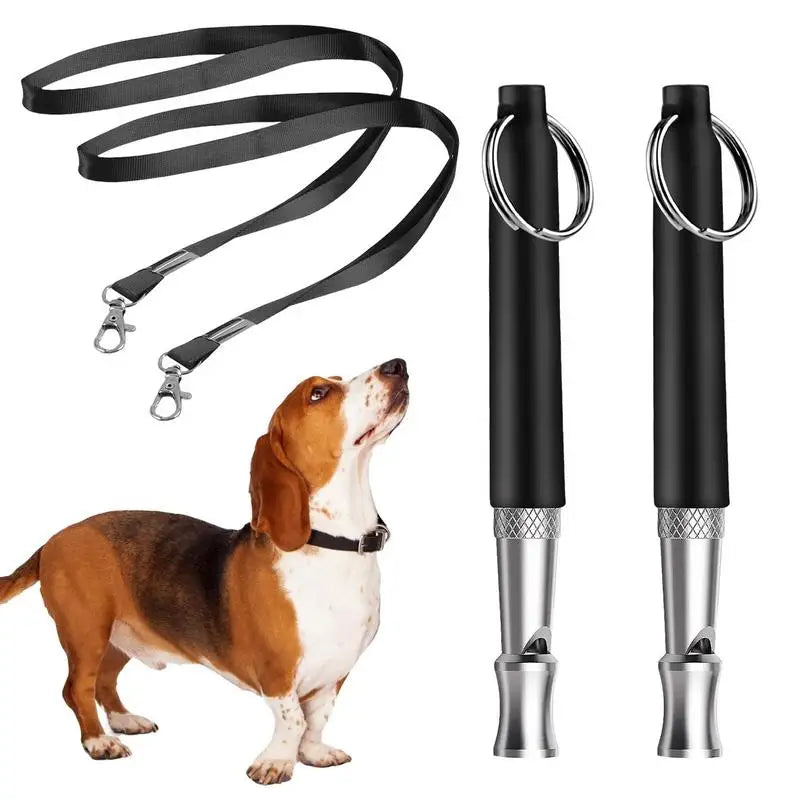 Lot de 2 Sifflets Ultrasoniques Anti-Aboiements pour Chien - HautePattes