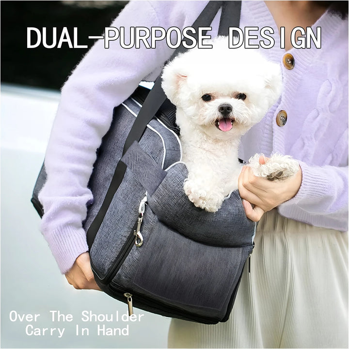 Siège Rehausseur 2-en-1 – Voyages Sûrs et Confortables pour Chiens & Chats - HautePattes