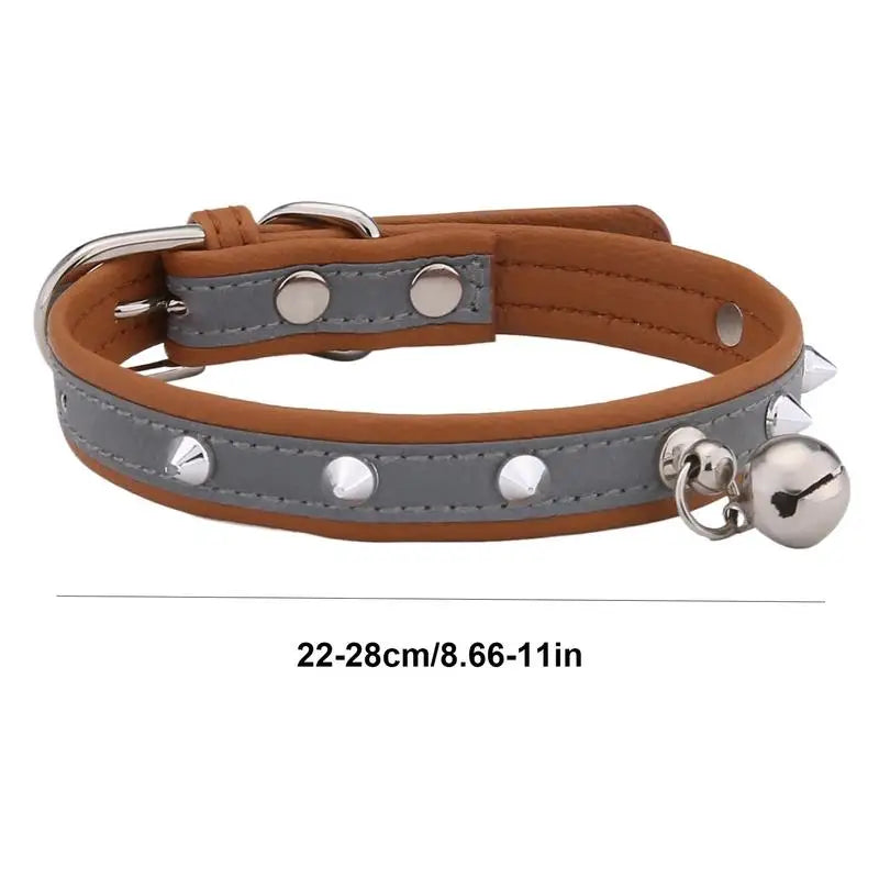 Collier réfléchissant pour chien avec boucle rivet - HautePattes