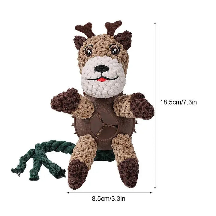 Jouet en Peluche pour Chien de Noël - HautePattes