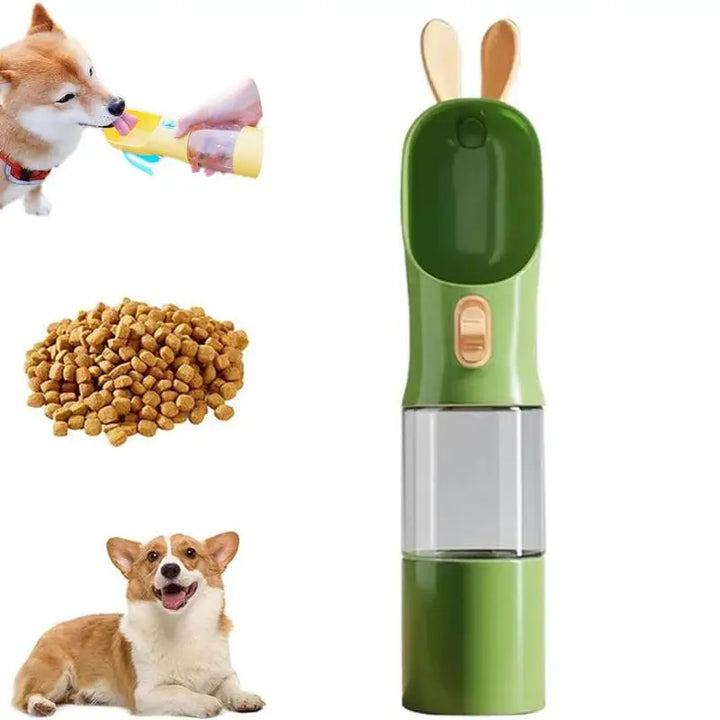 Bouteille de Voyage 2-en-1 pour Chiens et Chats - HautePattes