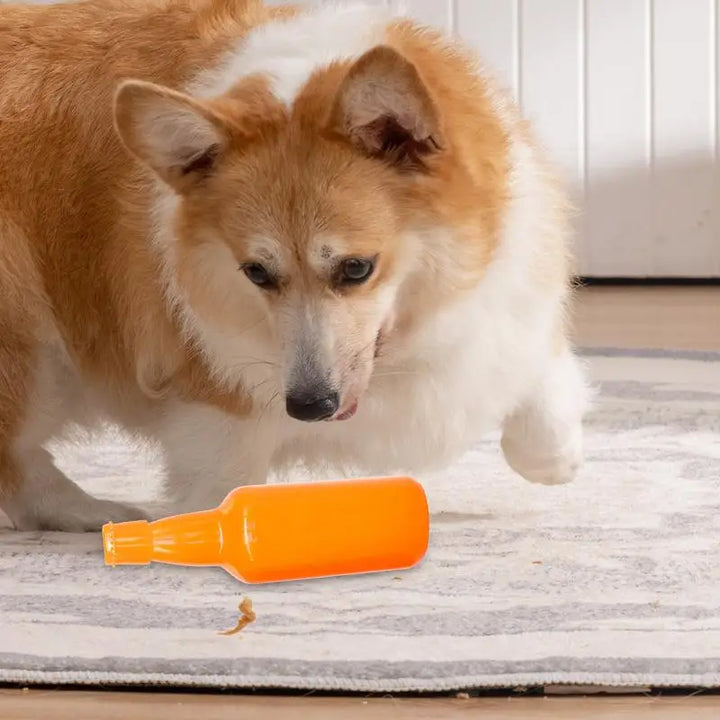 Jouet Distributeur de Friandises pour Chien en forme de bouteille d'eau - HautePattes