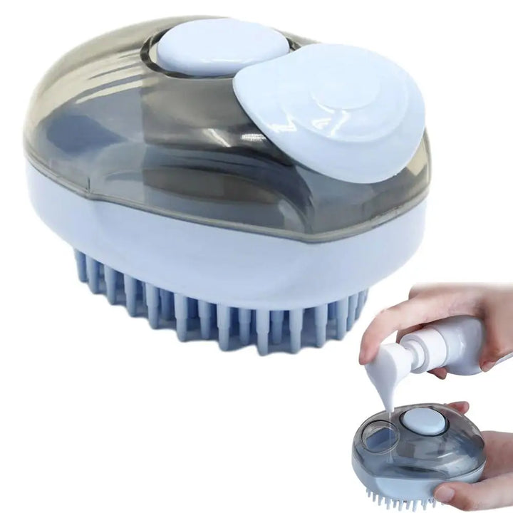 Brosse bain chien chat : pelage doux, massage relaxant