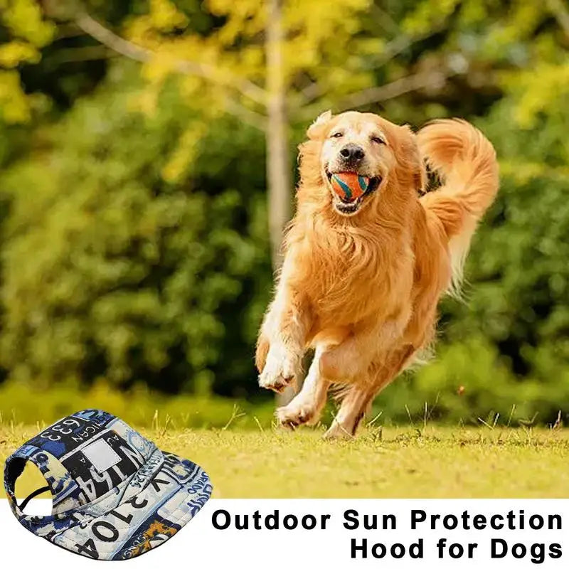 Casquette de baseball réglable avec trous pour les oreilles chien - HautePattes