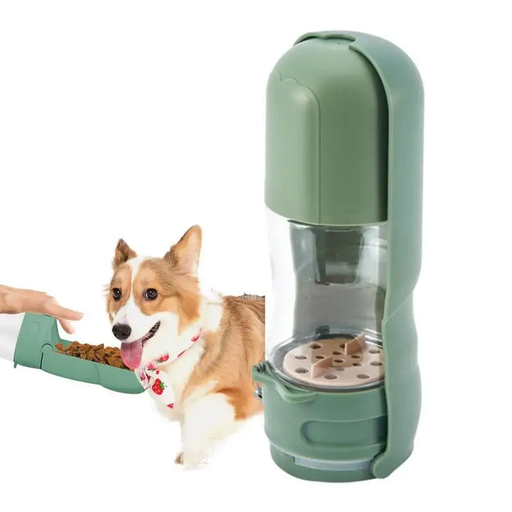 Gourde 2-en-1 pour Chiens â Hydratation & Nourriture - HautePattes