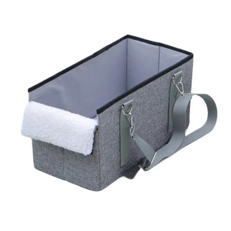 Siège Auto Pliable avec Console Centrale pour Chiens & Chats - HautePattes