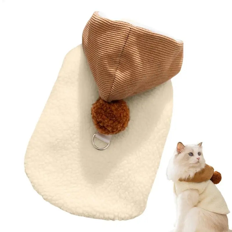 Pull Mignon d’Hiver pour Chiens & Chats avec Bonnet - HautePattes