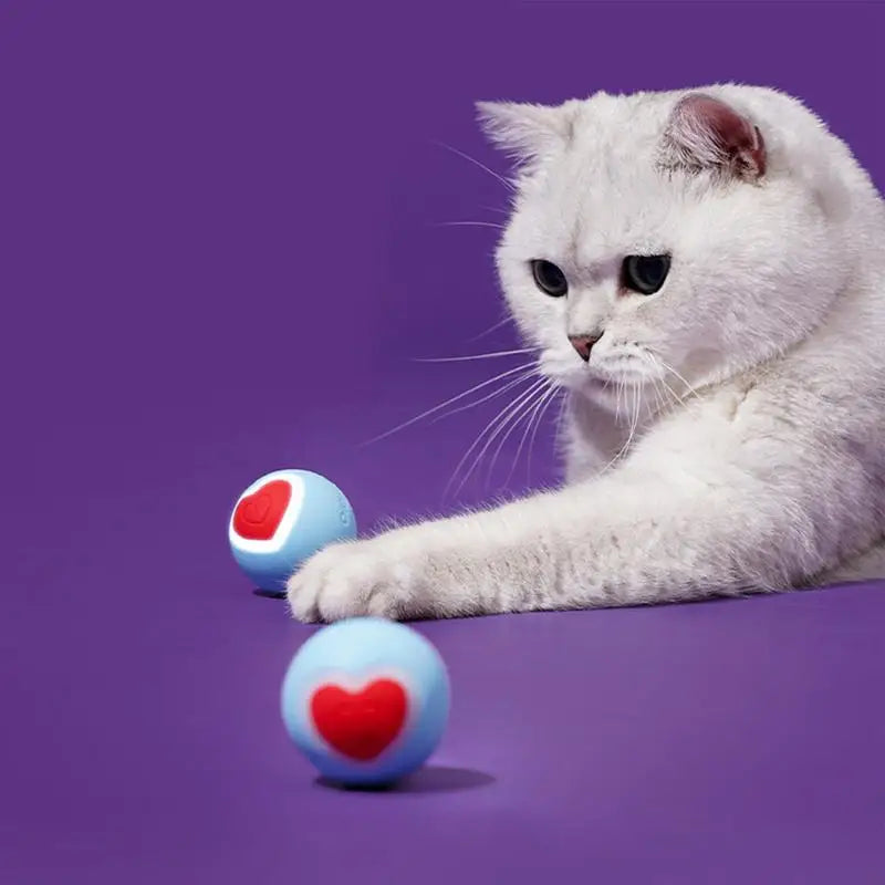 Balle rebondissante intelligente en forme de cœur - HautePattes