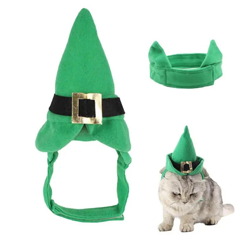 Chapeau vert pour chat ou petit chien - HautePattes