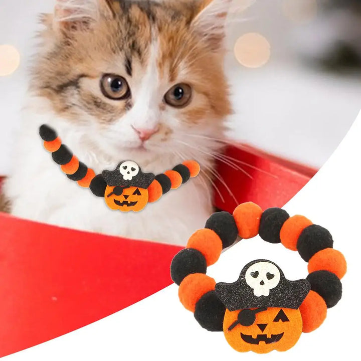 Collier Halloween chien chat – Pour qu’il célèbre à ta façon