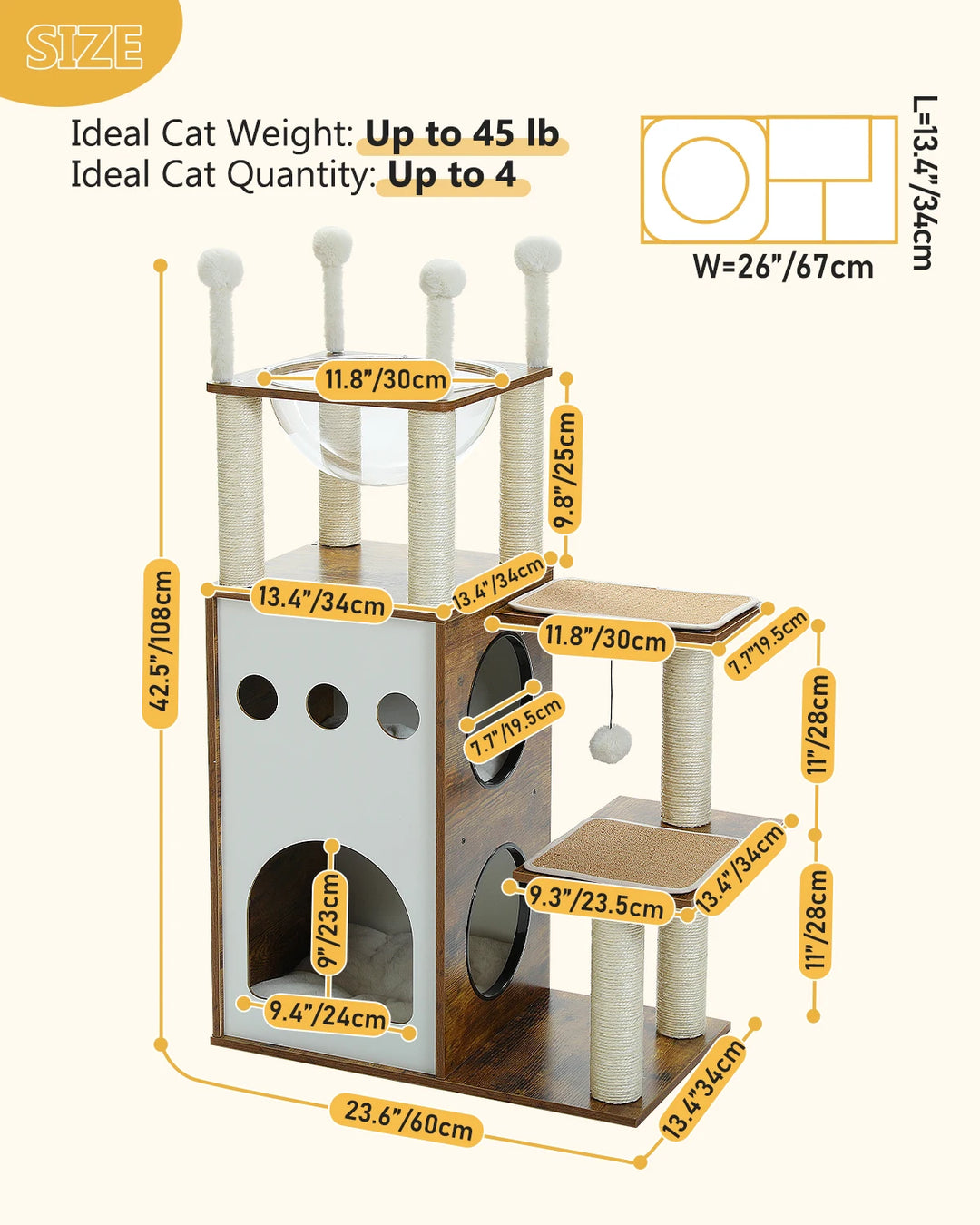 Arbre à Chat Sky City - HautePattes