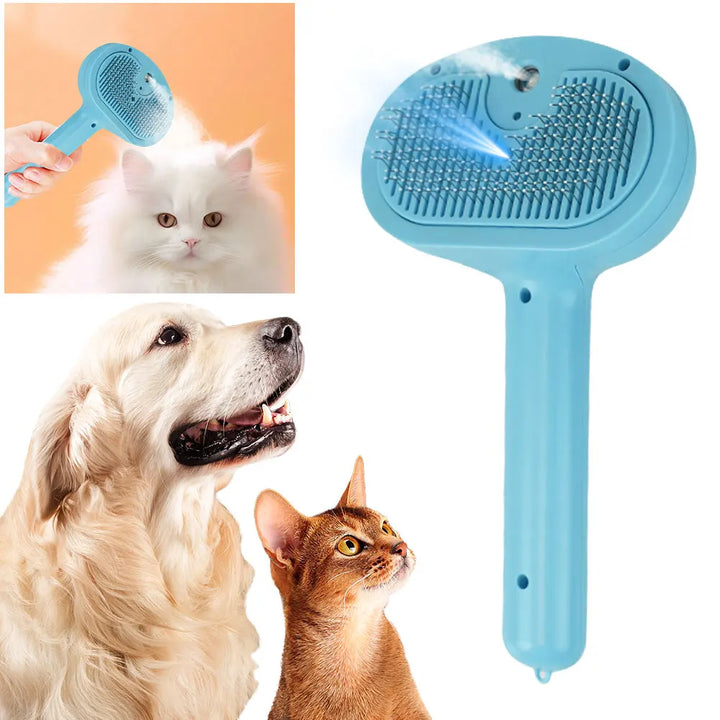 Brosse vapeur chien chat : soin apaisant, pelage sain, lien renforcé