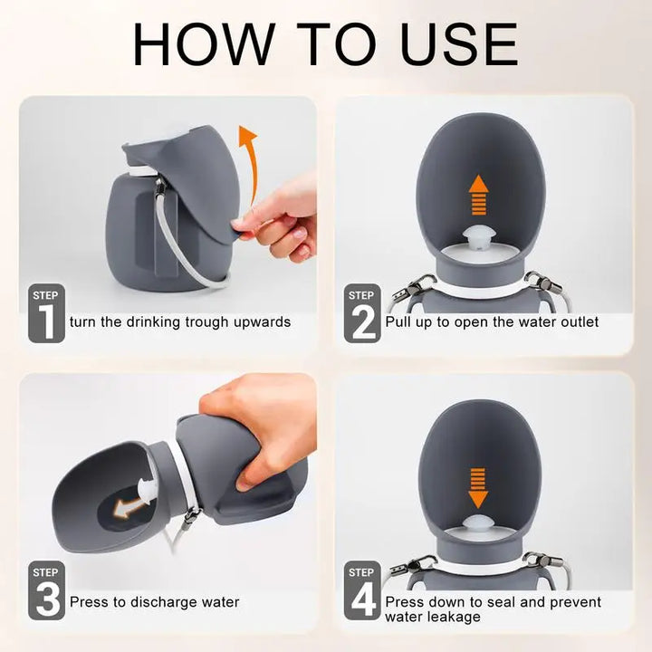 Distributeur d’eau pliable pour chien - HautePattes