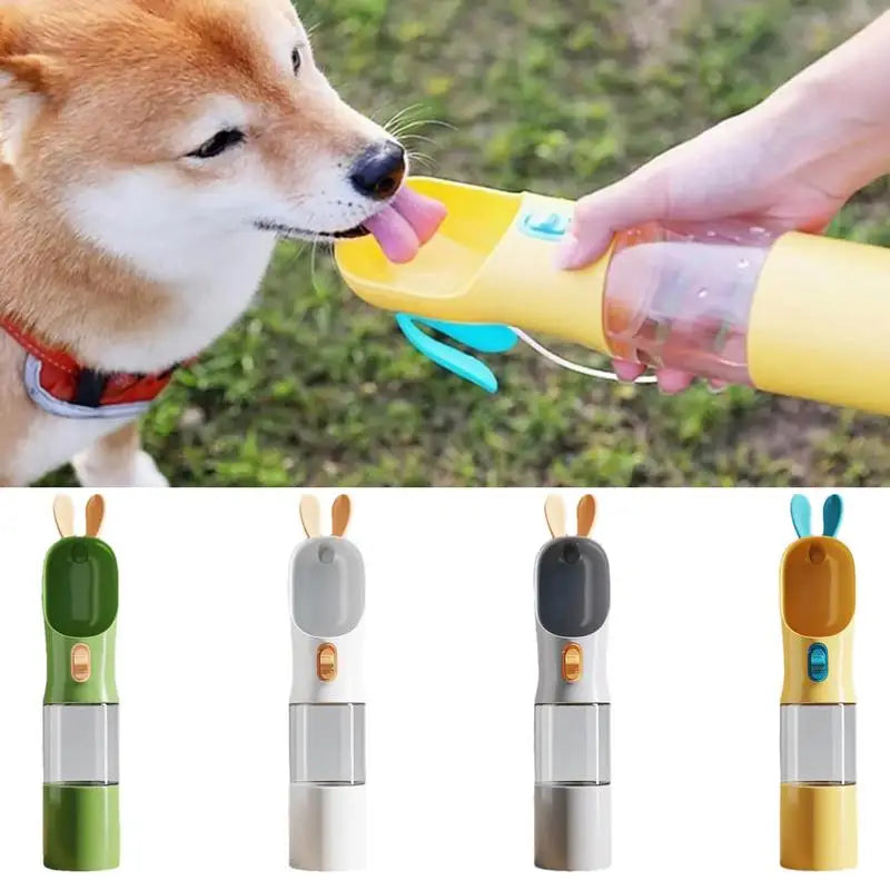 Bouteille de Voyage 2-en-1 pour Chiens et Chats - HautePattes