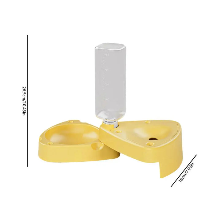 Gamelle chien chat 3-en-1 – Boire + manger partout