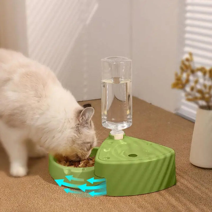 Gamelle chien chat 3-en-1 – Boire + manger partout