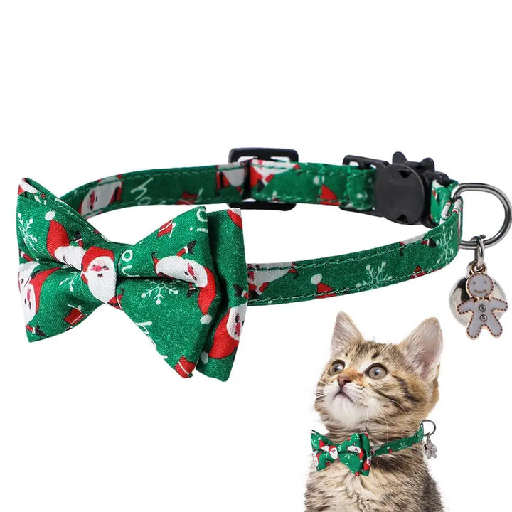 Collier Noël chat – Pour qu’il brille aussi sous le sapin