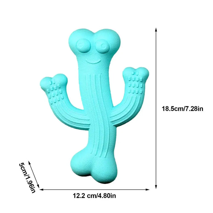 Jouet à mâcher pour chien en forme de cactus - HautePattes