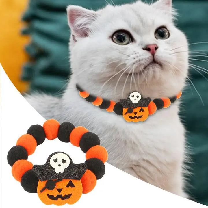 Collier Halloween chien chat – Pour qu’il célèbre à ta façon