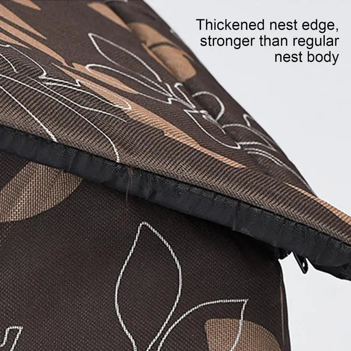 Abri imperméable pour chat pour résister au froid sans s'effacer