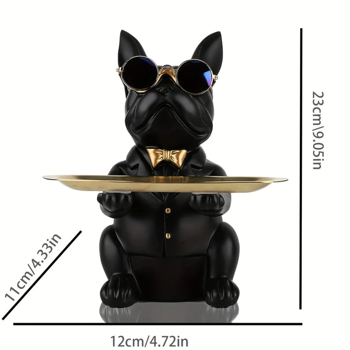 Bouledogue Plateau de Rangement Tirelire - HautePattes