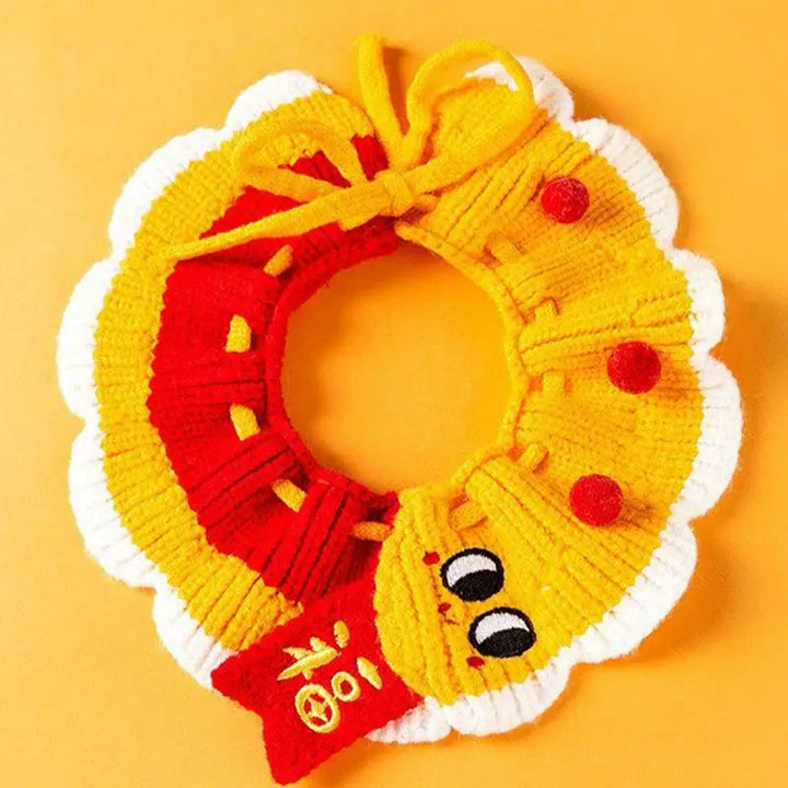 Collerette tricoté chien chat : accessoire doux & complice à porter fièrement