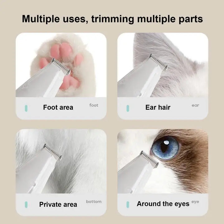 Tondeuse aspirante pour chien – Coupe nette, zéro poil au sol