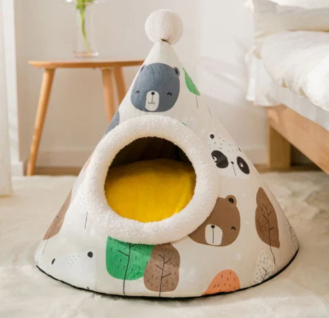 Un refuge doux pour l’hiver, pensé pour chats & petits chiens