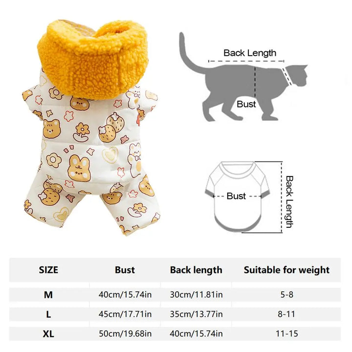 Veste d’hiver pour chien ou chat – Confort, style & protection