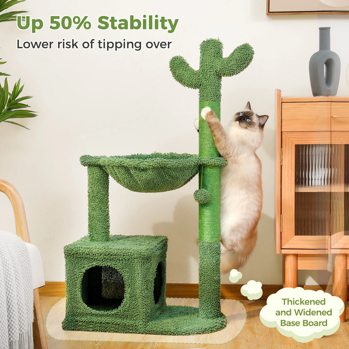 Arbre à chat cactus compact – Confort malin pour petits espaces