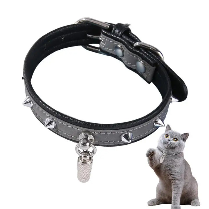 Collier réfléchissant pour chien avec boucle rivet - HautePattes