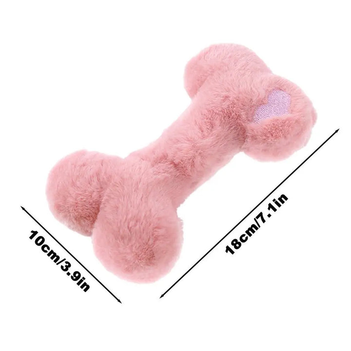 Jouet en peluche pour chien – Forme d’os - HautePattes