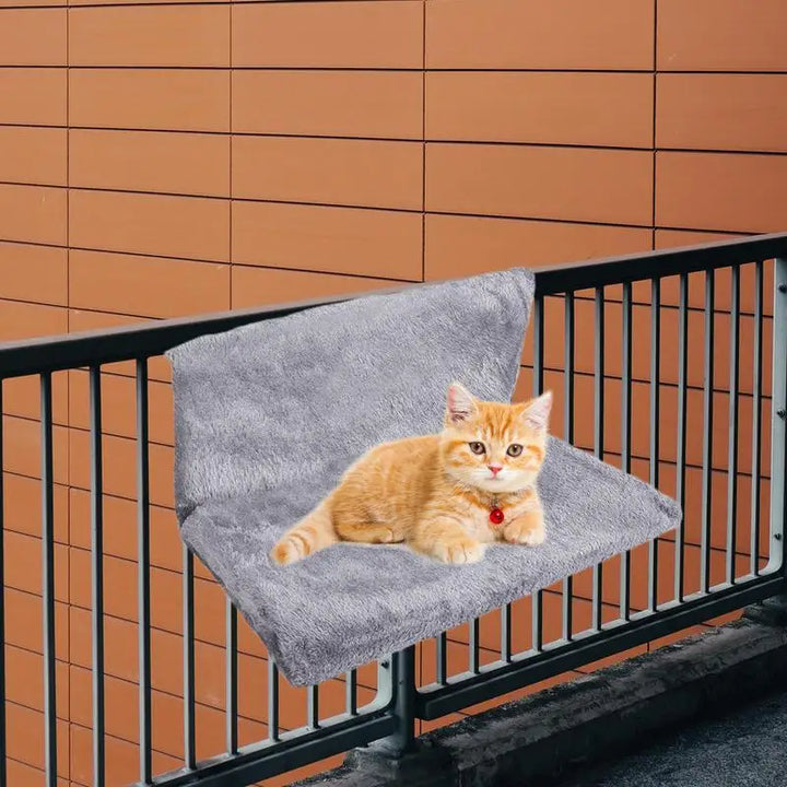 Hamac pour chat en flanelle et cadre en métal - HautePattes