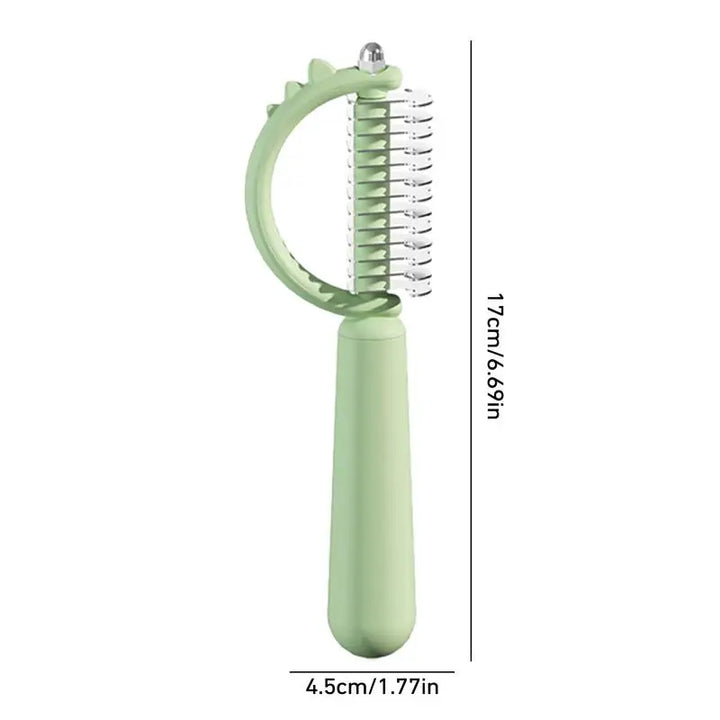 Peigne chien chat double face anti-mue et lissant