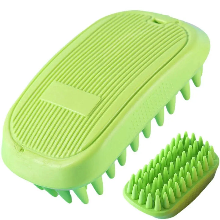 Brosse bain antidérapante chien : massage relaxant & prise sûre