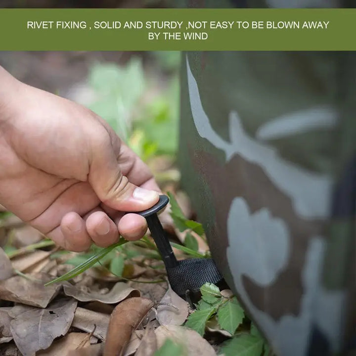 Abri extérieur camouflage pour chat errant – chaud, imperméable et protecteur