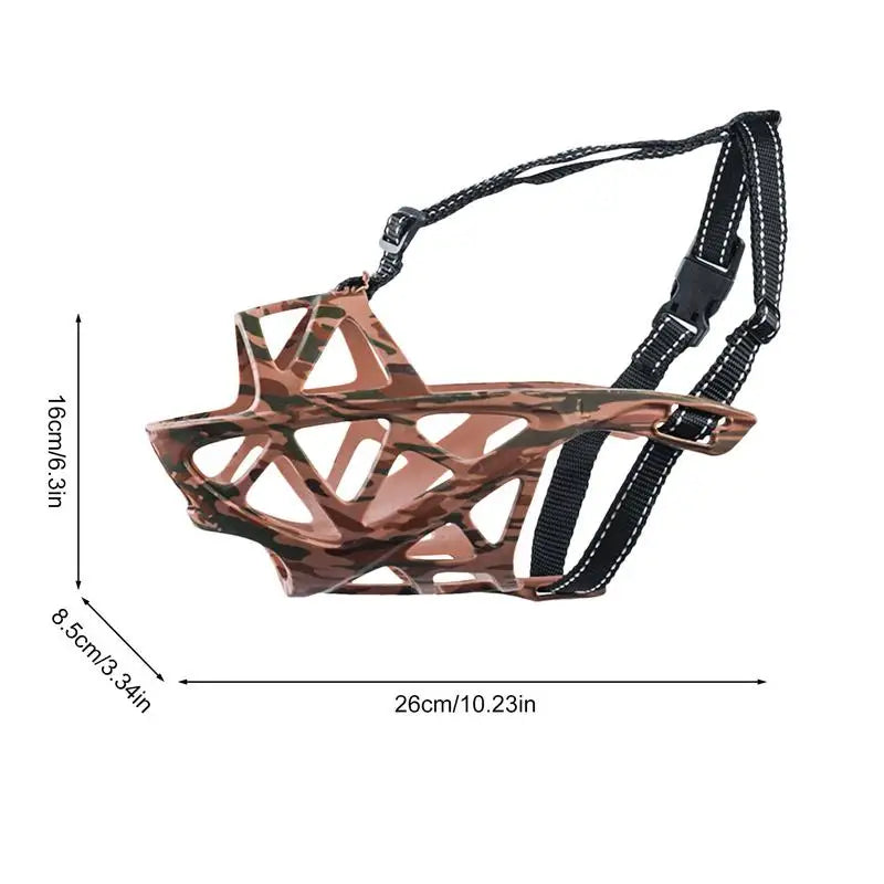 Muselière ajourée pour chien grande taille confort et contrôle