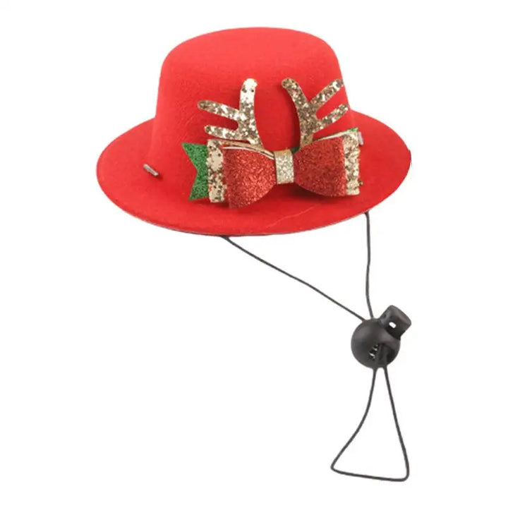 Chapeau rouge de Noël pour animaux de compagnie - HautePattes