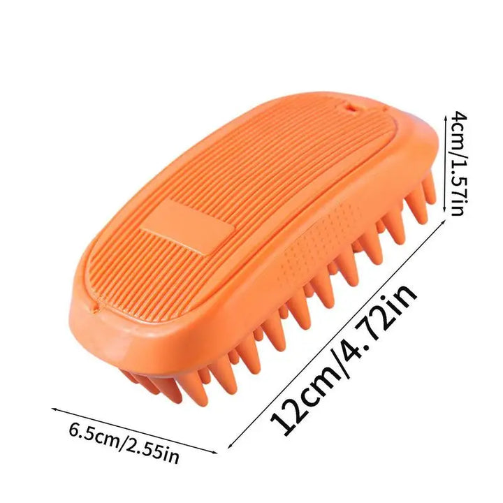 Brosse bain antidérapante chien : massage relaxant & prise sûre