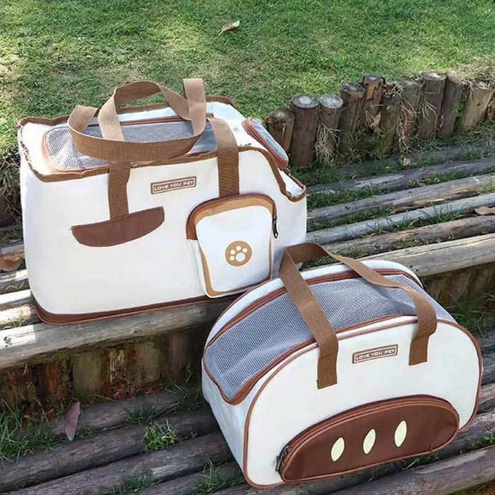 Sac transport cabine chat chien pour sorties tendres et stylées