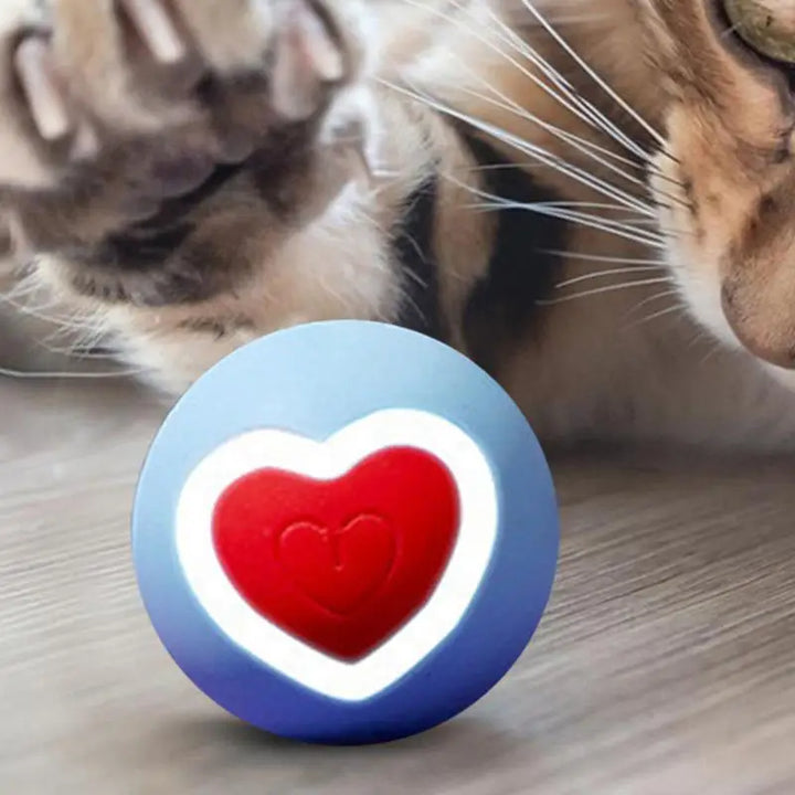 Balle rebondissante intelligente en forme de cœur - HautePattes