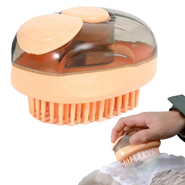 Brosse bain chien chat : pelage doux, massage relaxant