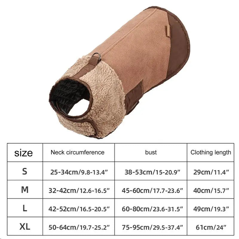 Manteau d’hiver ajustable avec doublure laine chaude