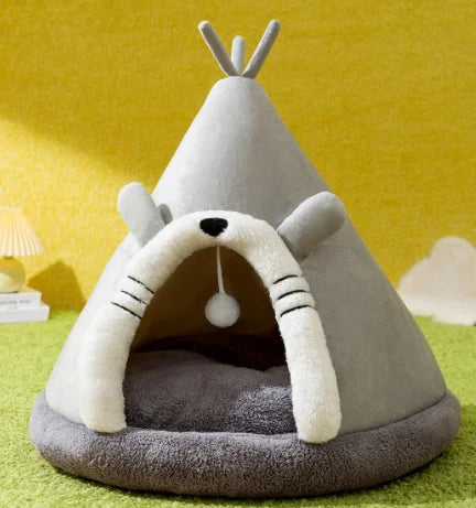 Un refuge doux pour l’hiver, pensé pour chats & petits chiens