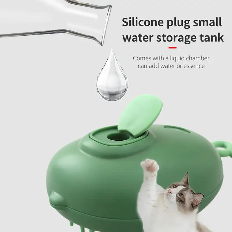 Brosse bain chien chat douce avec distributeur de shampoing intégré