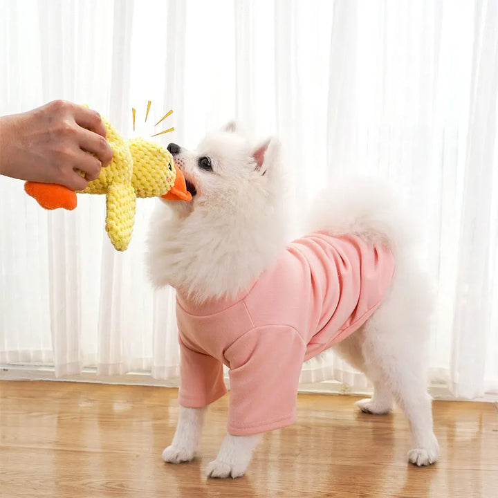 Jouet Apaisant en Peluche – Le Canard Couineur - HautePattes