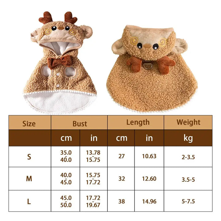 Costume de Noël pour chien : doux, magique, inoubliable