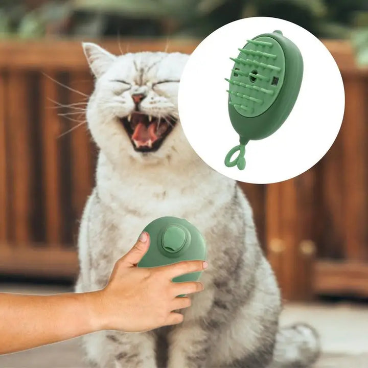 Brosse bain chien chat douce avec distributeur de shampoing intégré