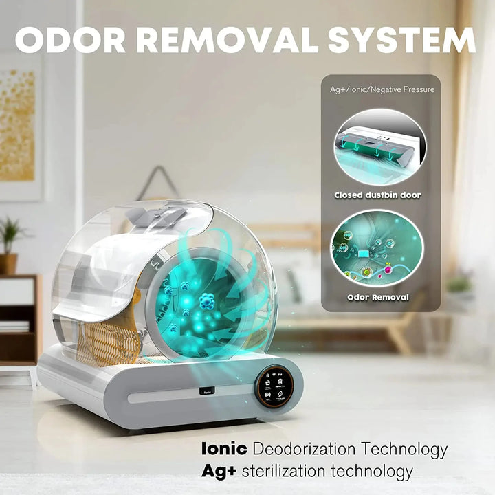 Bac À Litière Intelligent Autonettoyant 65 L - HautePattes