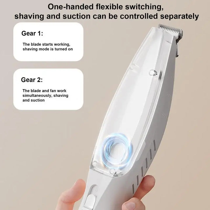 Tondeuse aspirante pour chien – Coupe nette, zéro poil au sol